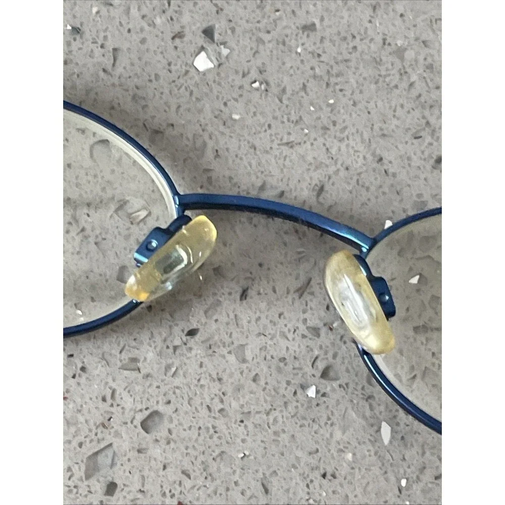 PUZZLE Eyeglasses Frames ONLY 35 01X0718-120 40-19-120 Blue Full Rim Round